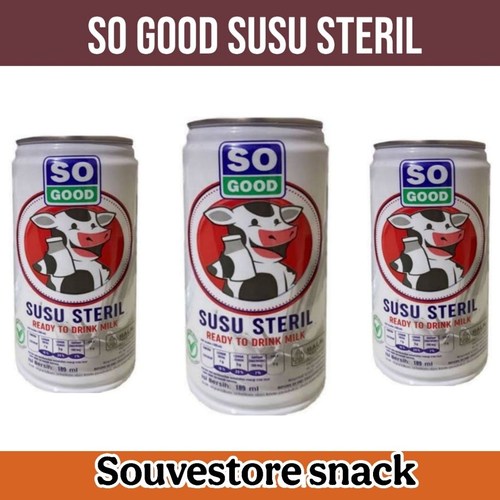 

So Good Susu Steril Kaleng 200 ML