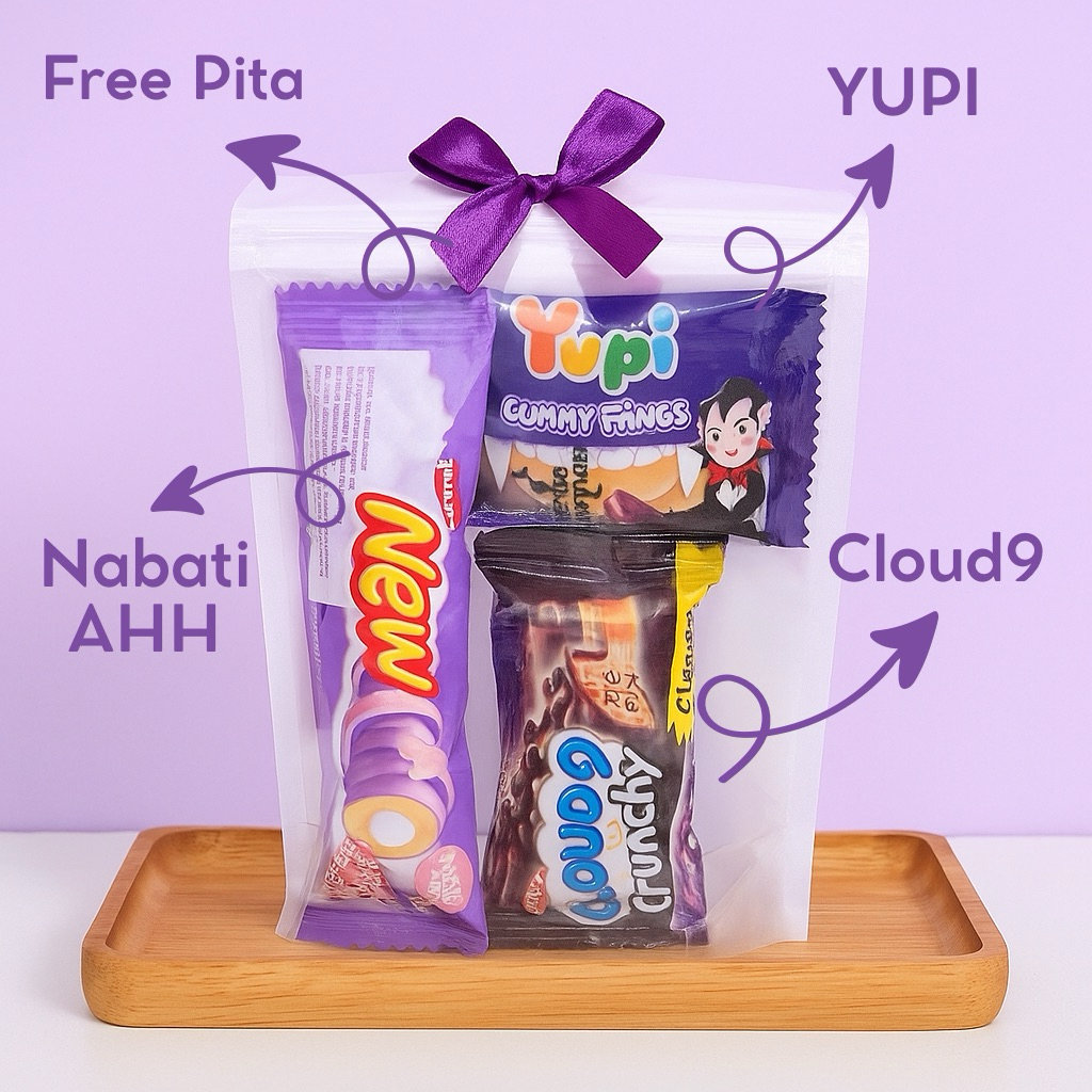 

(PROMO BELI 20 FREE 1) Mini Gift Snack 4 Ribuan Paket Snack Mini Freebies Ultah Mini Gift Snack Ultah Wisuda Anniversary