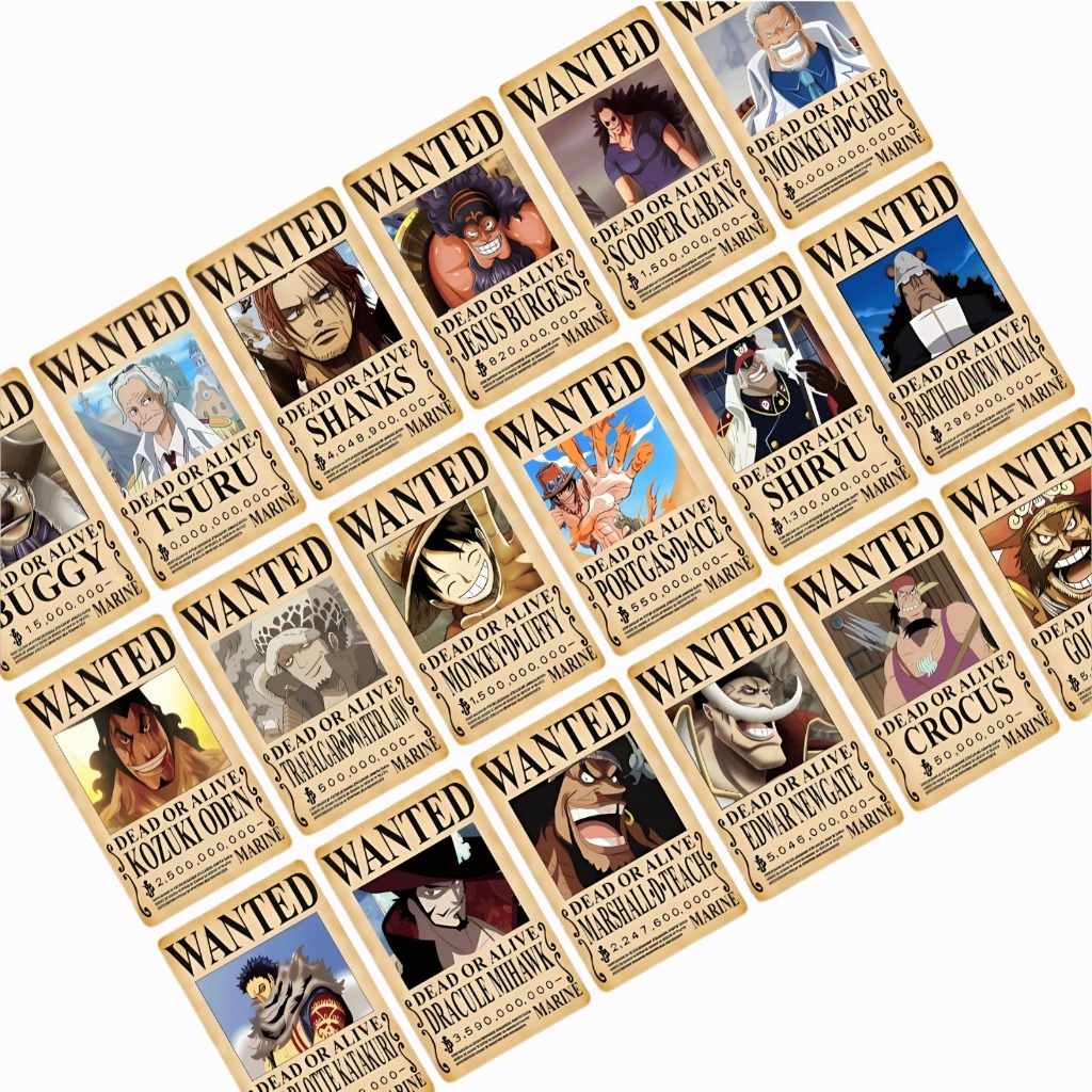 

STICKER PACK ONE PIECE ISI 18PCS - PREMIUM STICKER - WATERPROOF - VINYL STICKER