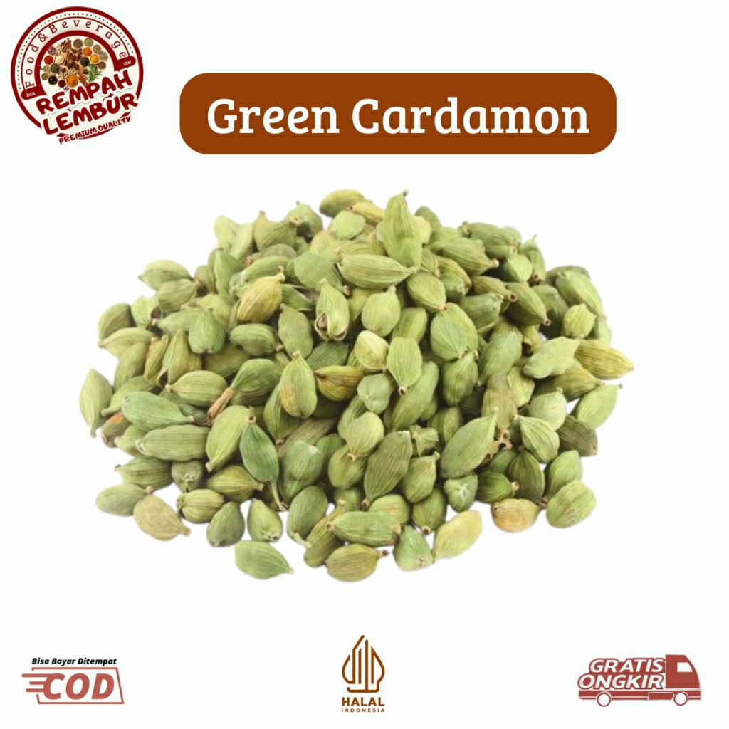 

Kapulaga Hijau / Green Cardamon 5 & 10 Gr