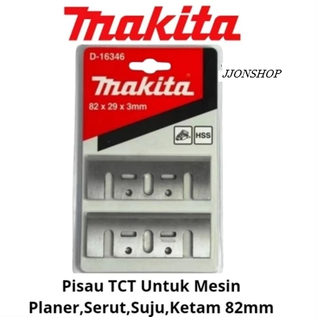 JJOnShop Mata Pisau Planer, Serut, Ketam, Suju 82MM MAKITA HSS/Mata TCT Untuk Mesin Planer MAKITA