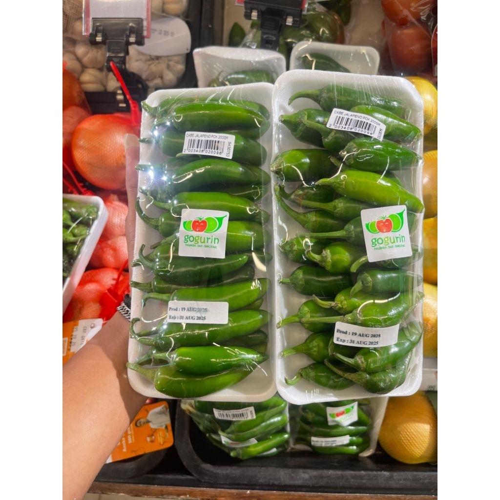 

Cabe Jalapeno Fresh | Jalapeno 200 Grm