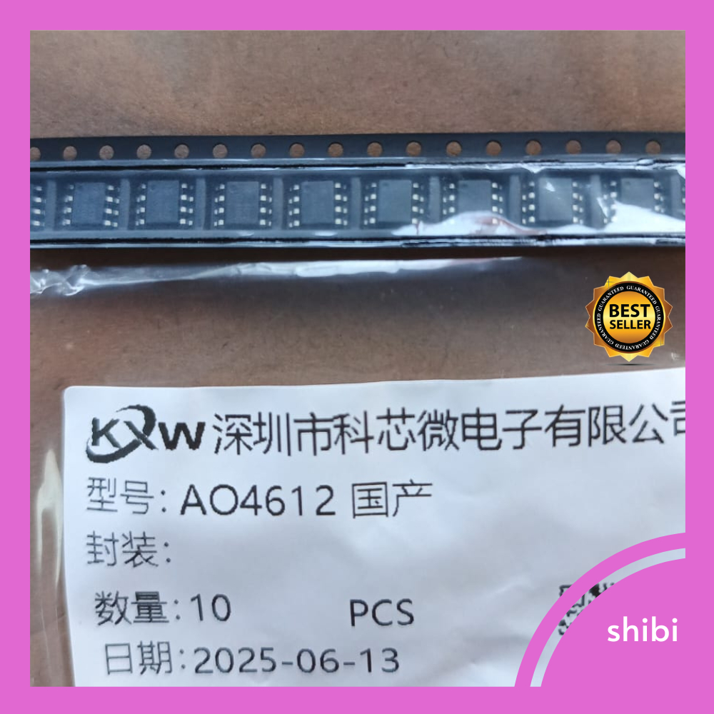 AO4612 60V N-Channel & P-Channel Mosfet 4612 SOIC-8 baru