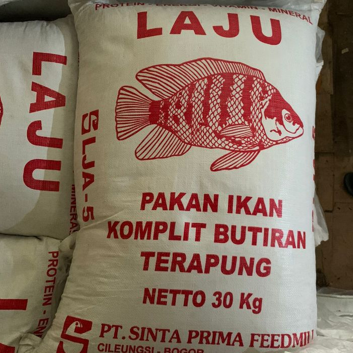 Repack Pakan Ikan Tawar Lele Ikan Mas Ikan Nila Laju Apung LJA-5 Protein 28%