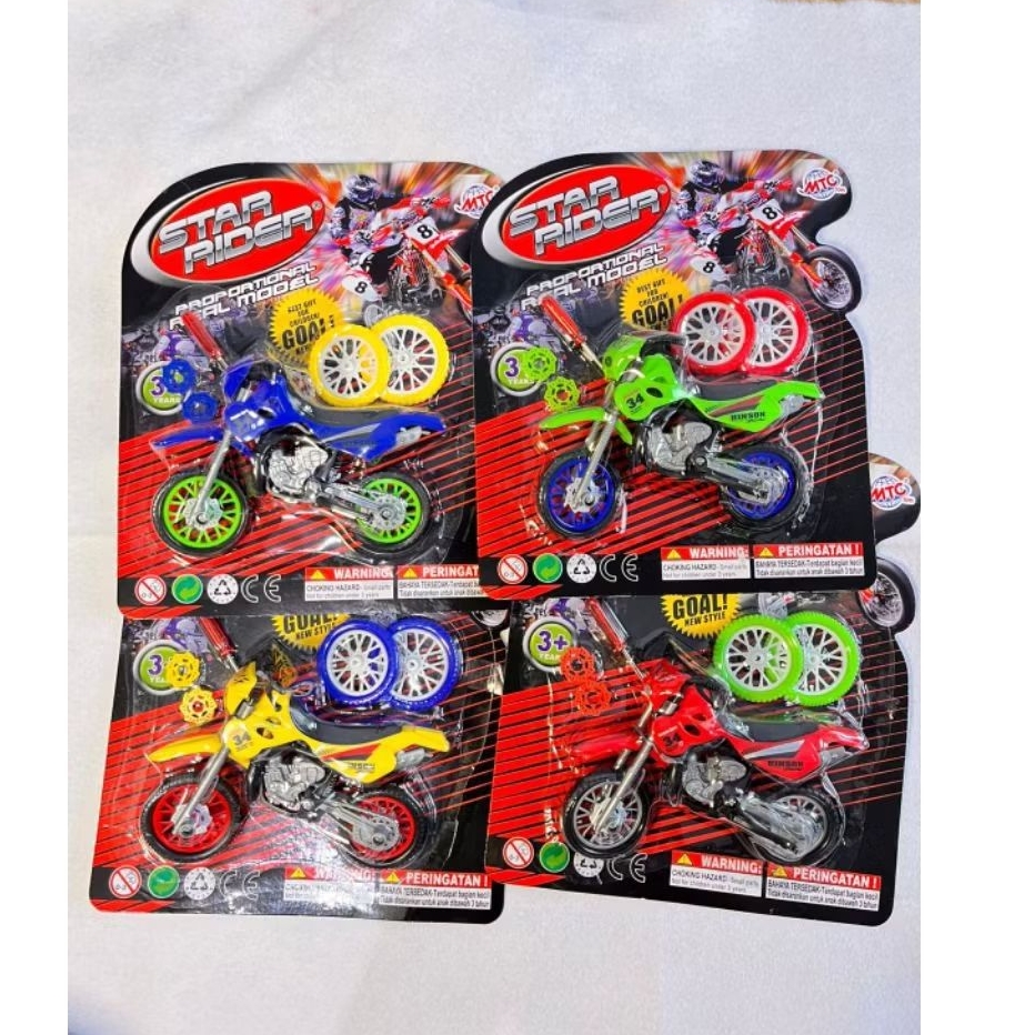 Mainan Anak Laki Laki Motor Trail Star Rider Bisa Untuk Koleksi Ataupun Hiasan