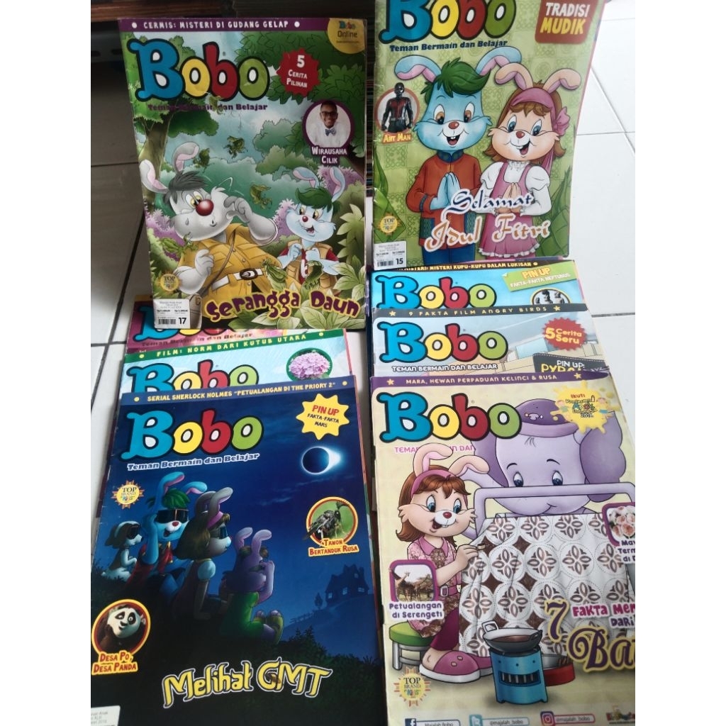 Majalah Anak BOBO BEKAS MULUS RANDOM