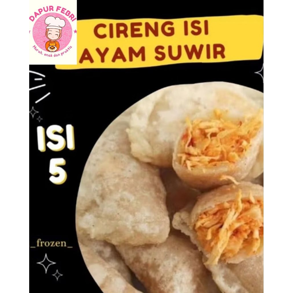 

Cireng ayam suwir frozen food murah enak
