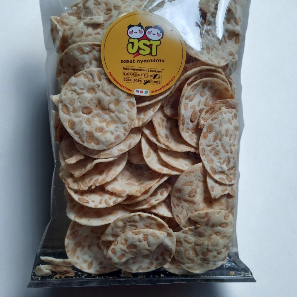 

[200gr] Kripik Keripik Tempe Sagu Kiloan Jember Snack Time