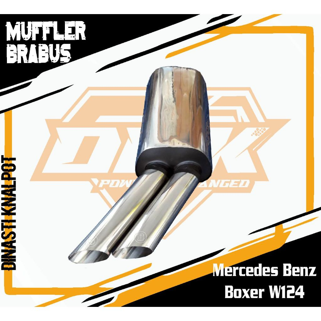Knalpot Muffler Mercedes Benz Boxer W124 Brabus