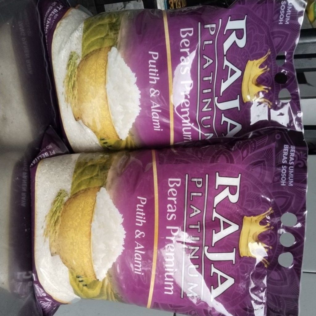 

Beras Merek RAJA PLATINUM bundling 2x5kg