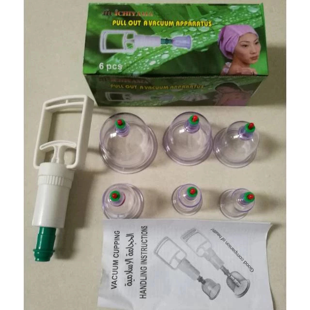 Kop Angin 6 Pcs Alat Kop Bekam 6 Cup Alat Terapi / Alat Bekam Kop Angin isi 6pcs Vacum Cupping
