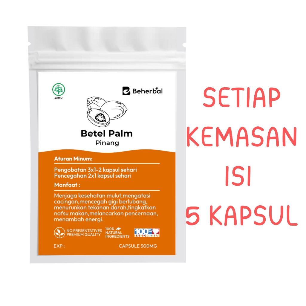 Kapsul Buah Pinang Muda