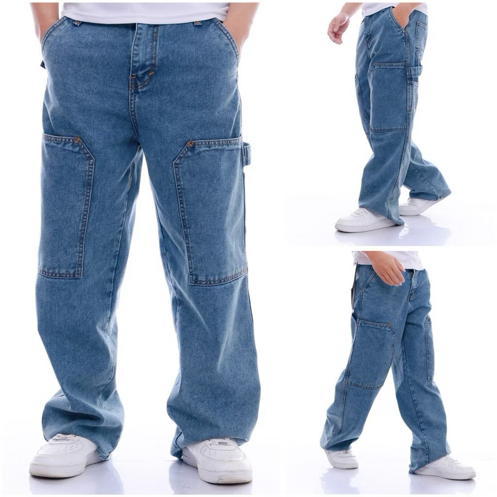 NS STORE|- Celana Carpenter Jeans Baggy | Celana Carpenter Jeans Gombrang | Celana Gombrang Carpente