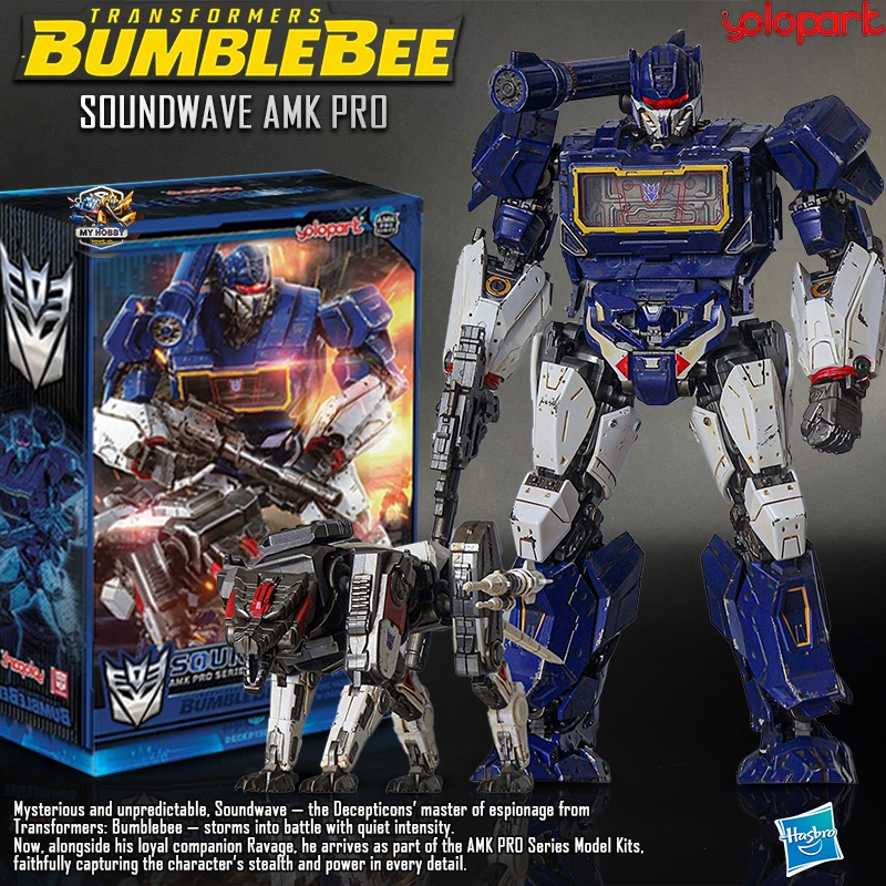 100% Original Figure Robot Transs formess Soundwave Series Bumblebee Movie Premium License Hasbro