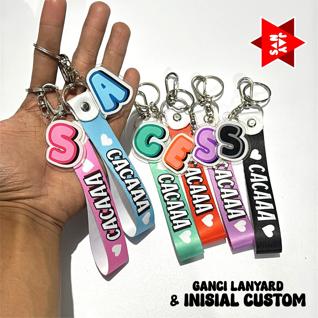 

GANCI LANYARD & INISIAL CUSTOM NAMA BEBAS