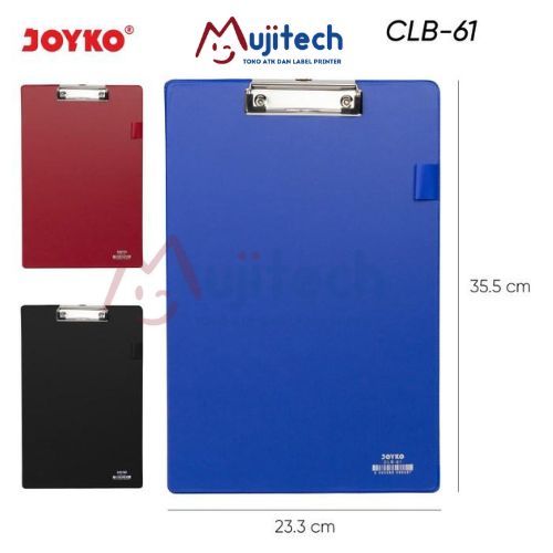 

JOYKO CLIPBOARD PAPAN JALAN CLB-61 UKURAN F4 ALAS UJIAN
