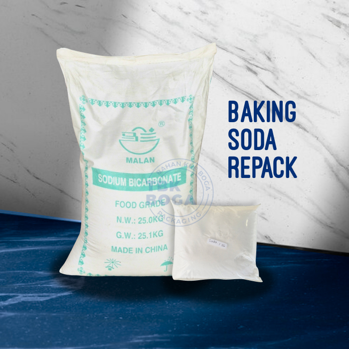 

( Repack ) Baking Soda Kue Powder ( 500 gr, 1 kg ) Malan Sodium Bicarbonate Bikarbonat
