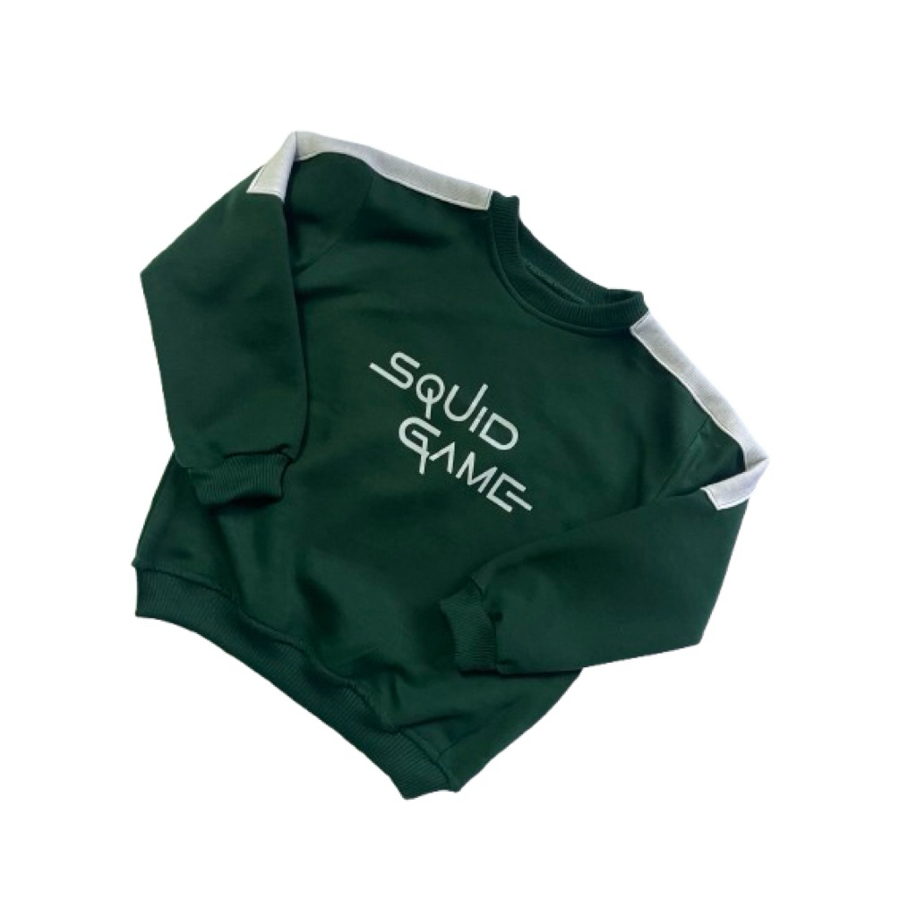 Azzakids - Sweater Squid Game Setelan Sport Anak 2-8 Tahun