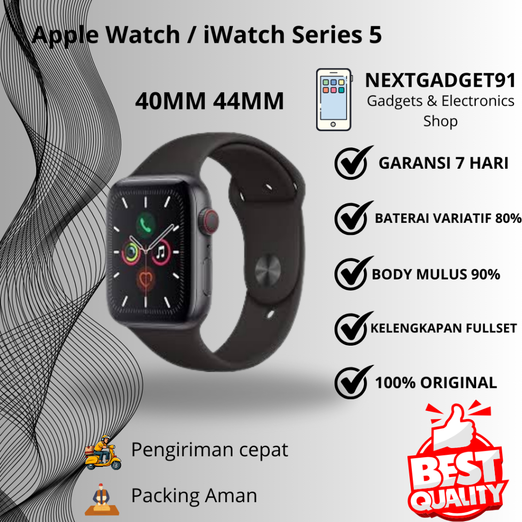 Apple Watch / iWatch Series 5 40MM 44MM Second ORIGINAL - NG