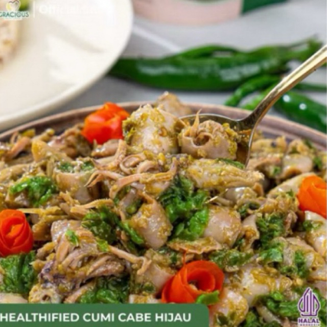 

Gracious Healthified Cumi Cabe Hijau - Protein 33gr (Makanan Instant Sehat Siap Saji)