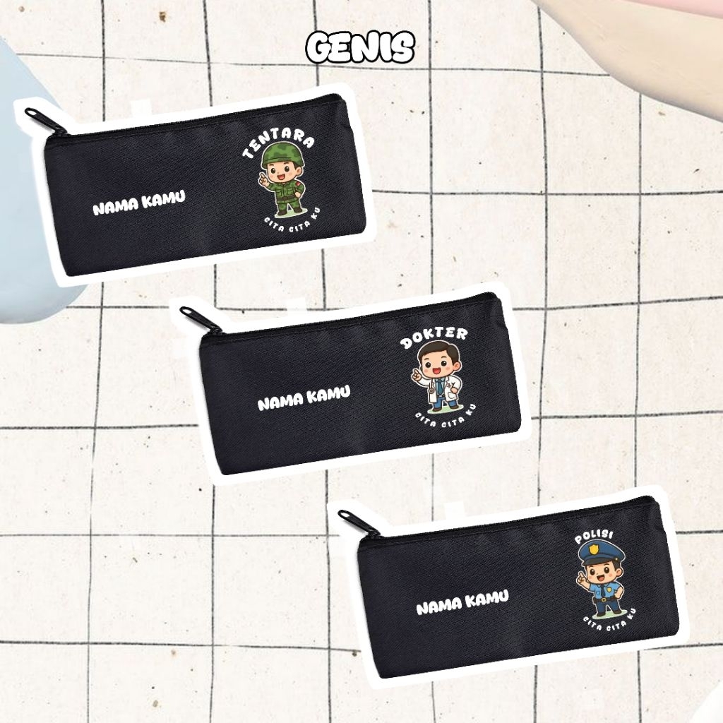 

kotak pensil bisa cutom nama / pouct pensil cutom / kotak pensil anak bisa castem nama / cepuk kastem / tempat pensil /