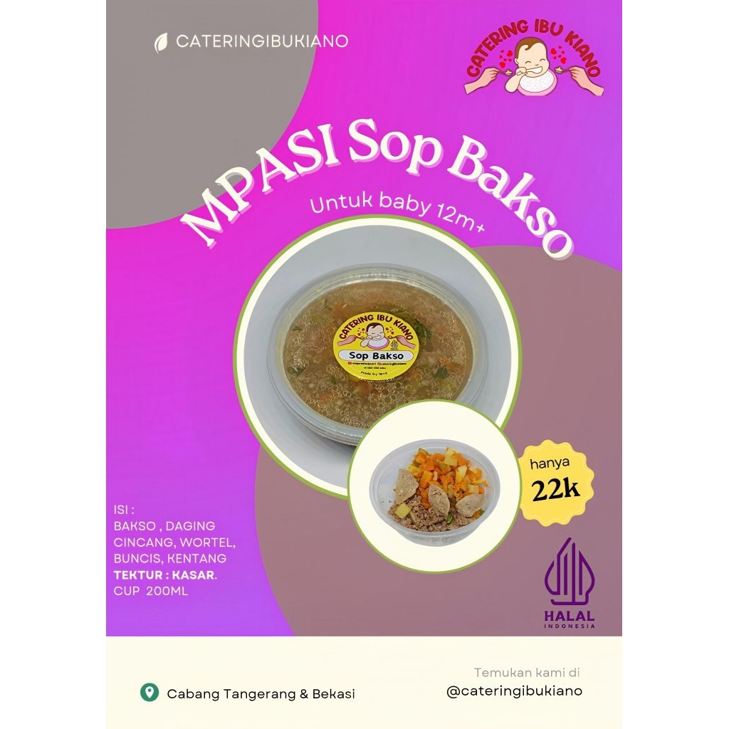 

Sop Bakso MPASI Frozen Bekasi
