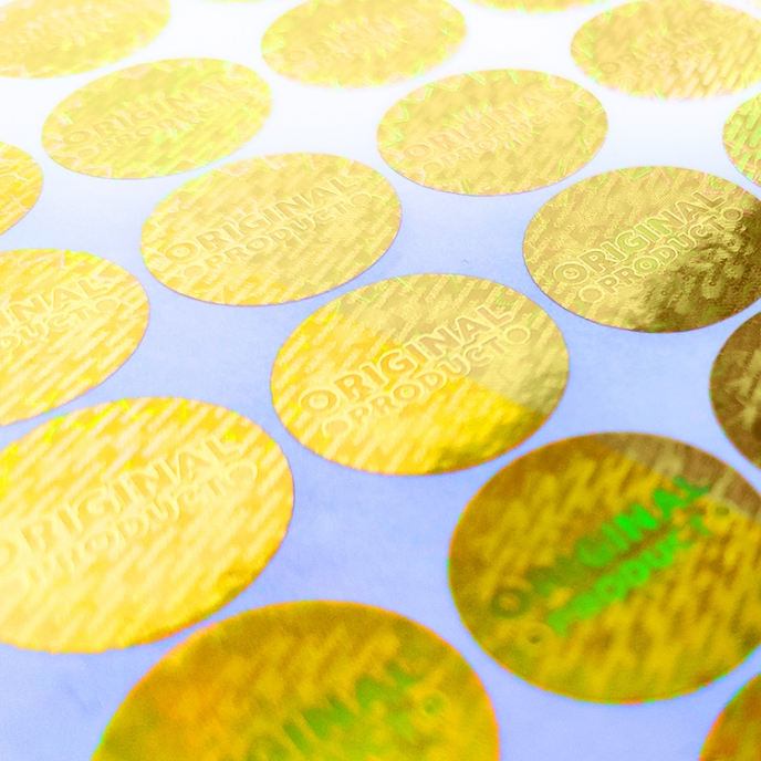 

Stiker Hologram Original HONEYCOMB GOLD BULAT DIAMETER 2 CM