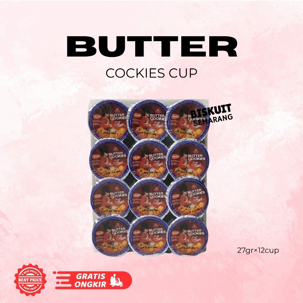

Monde Butter Cookies Cup 27gr x 12cup BISKUIT SEMARANG