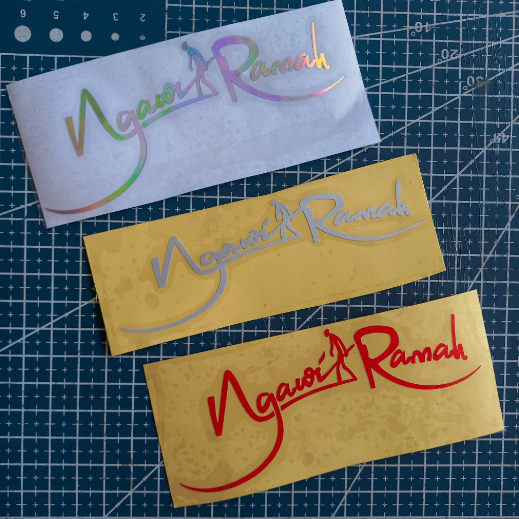 

Stiker timbul melnyala * Ngawi ramah * / sticker keren / stiker viral