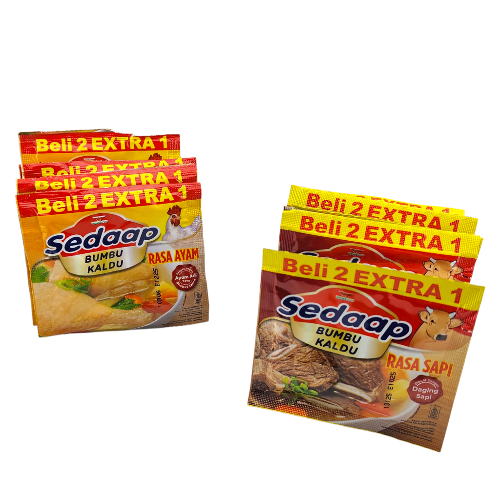 

Sedaap Bumbu Kaldu - Netto 18 bks x 9gr
