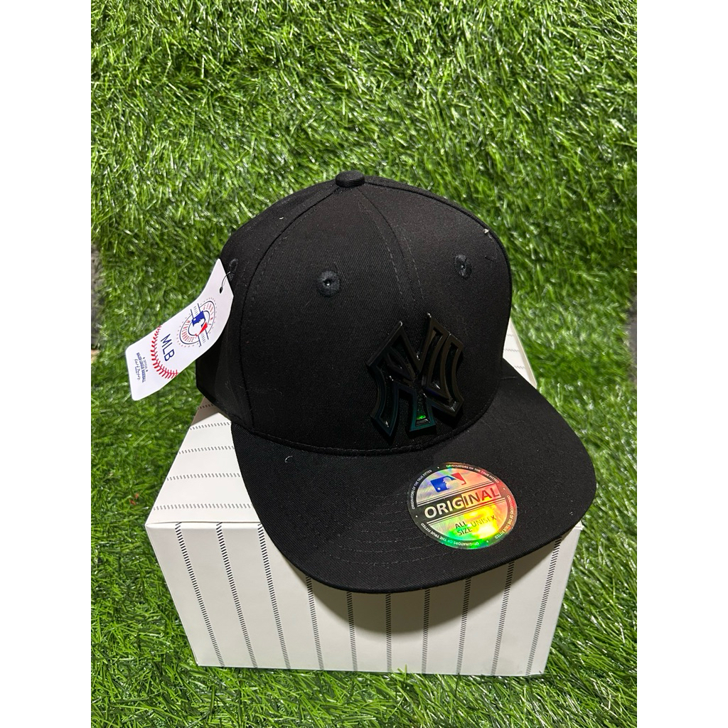 Topi NY logo besi snapback X M L B
