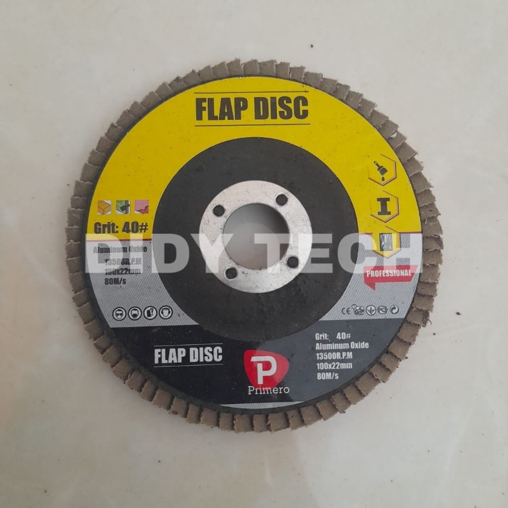 Flap Disc atau amplas merk Primero Grit 40#