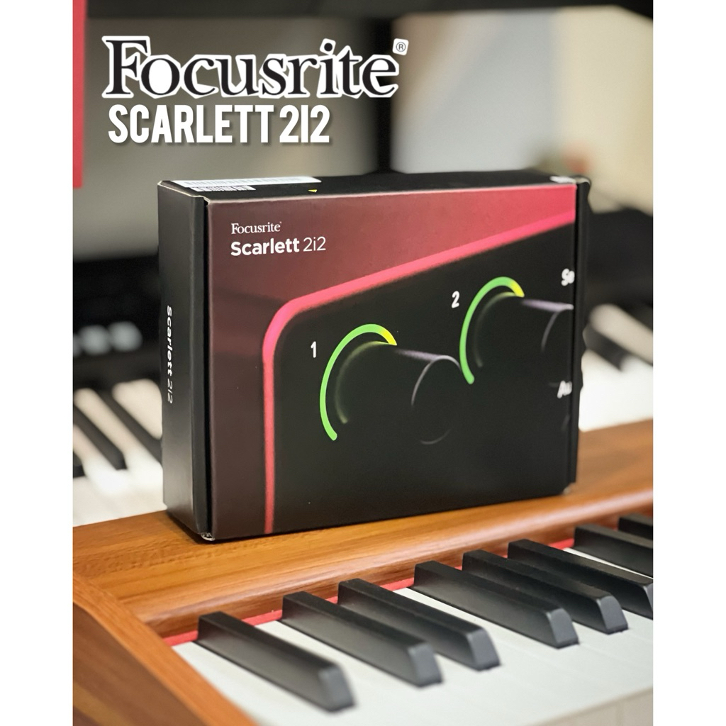 SOUNDCARD FOCUSRITE SCARLETT 2i2 GEN 4th
