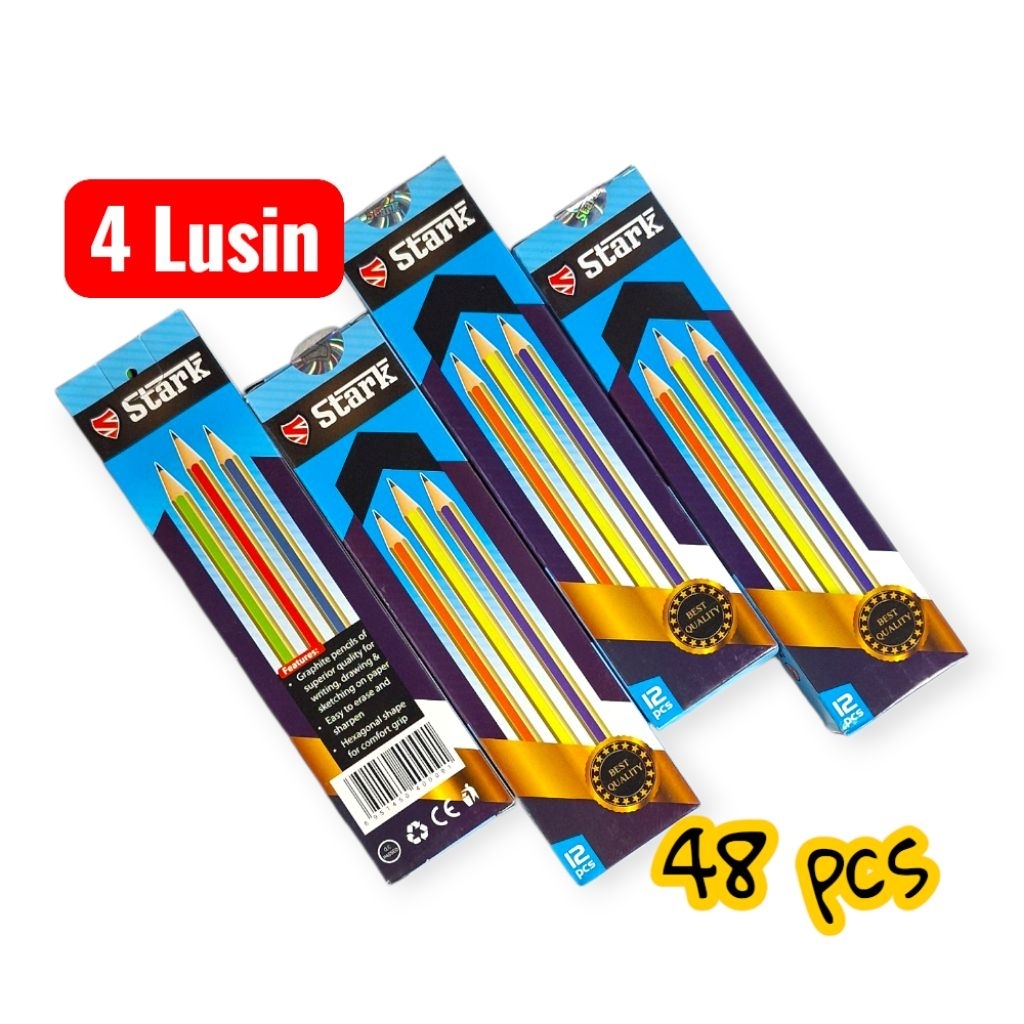 

isi 12 Dan 48 GRAPHITE PENCIL/Pencils Color FULL/pensil 2b murah/alat tulis