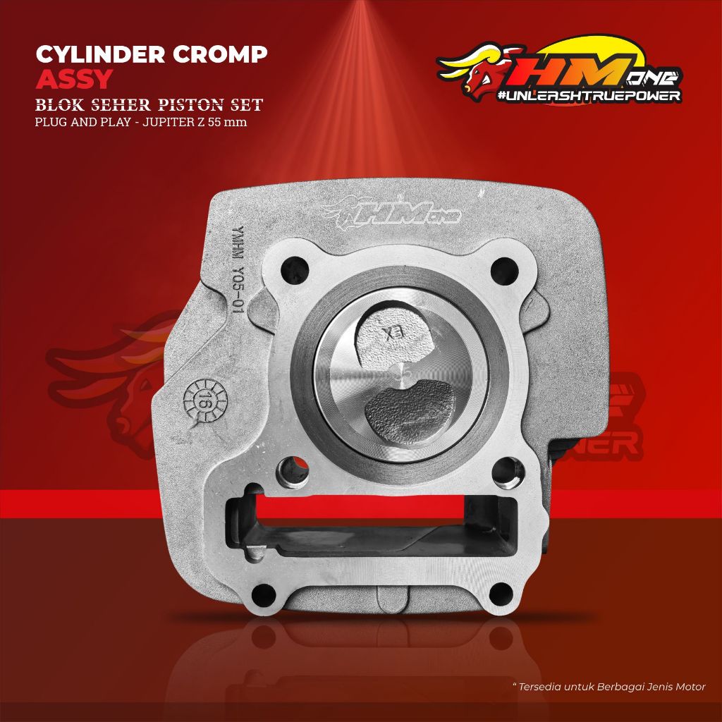 Blok Seher HMone Jupiter Z Vega Lama 58mm 55mm bore up ring RIK piston casting iron