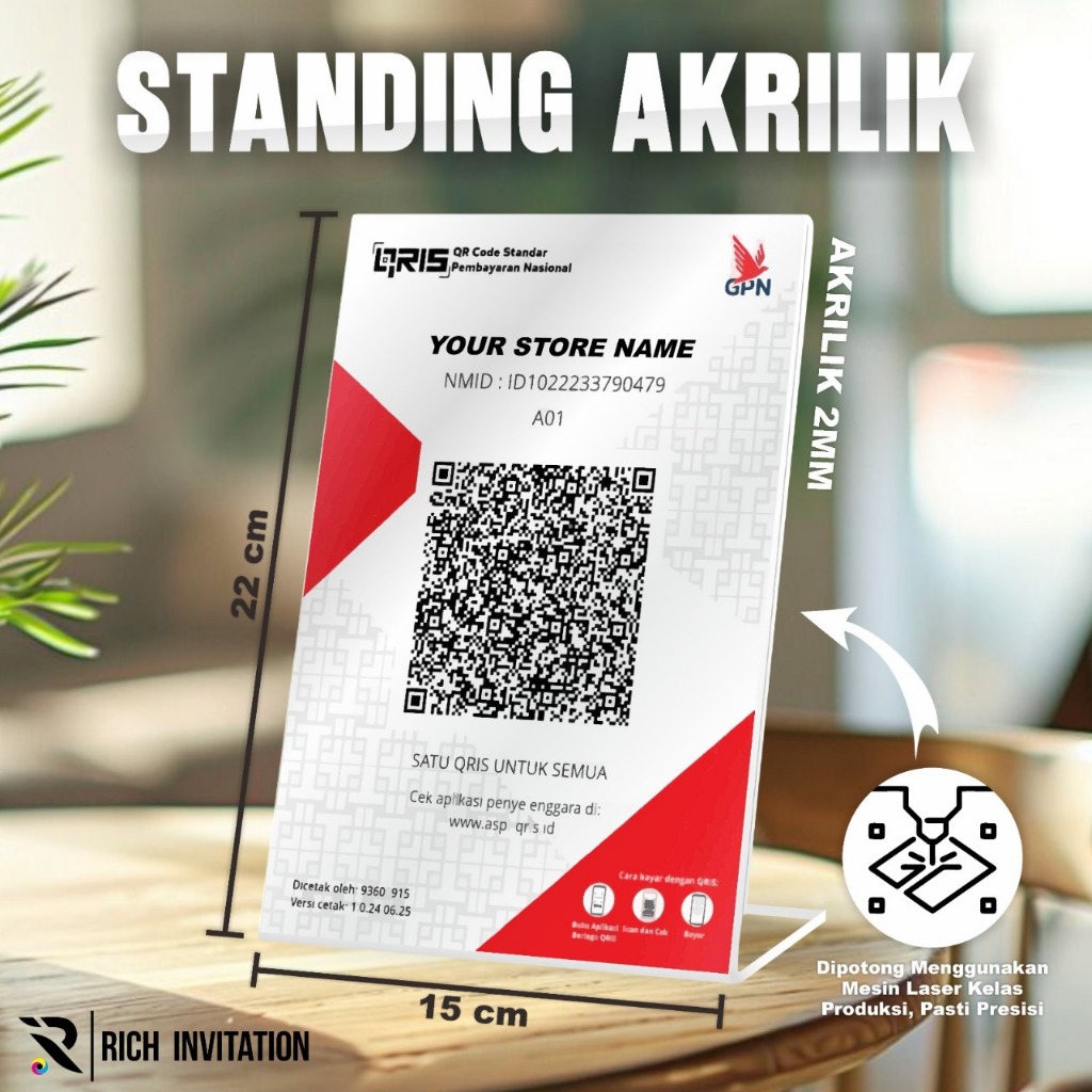 

TEMPAT BROSUR AKRILIK - STANDING AKRILIK A5 - TENT CARD AKRILIK READY STOCK