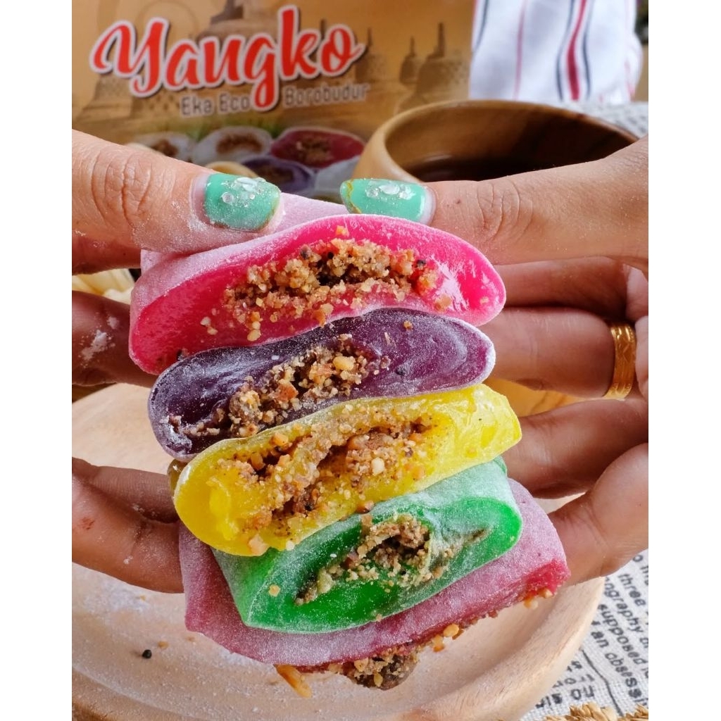 Grilshop7 Yangko Mochi Khas Borobudur Isi 24 Iris Yangko Eka Eco Borobudur