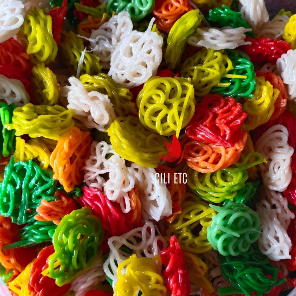 

[1kg, 5kg] Kerupuk Toping Seblak Mentah Mawar Mini Untuk Seblak - CILI ETC