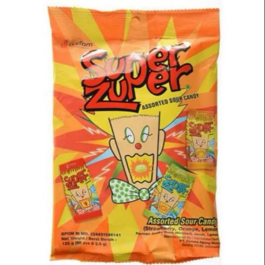 

Permen Super Zuper butir 1bks 40pcs @100gr