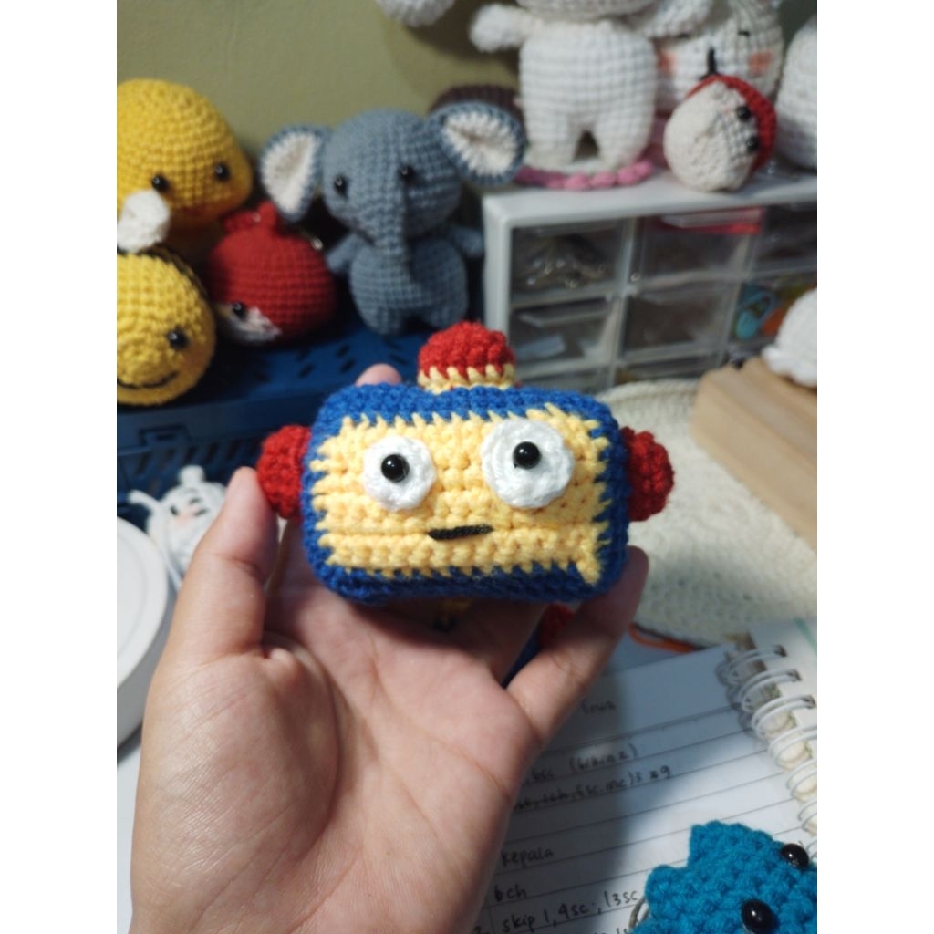 SabilahCraft| Truz Treasure Keychain Amigurumi Gantungan Karakter Treasure