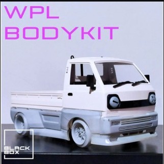 Aksesoris Pandem Wide Body Kit Full Set untuk WPL D12 RC - A3D