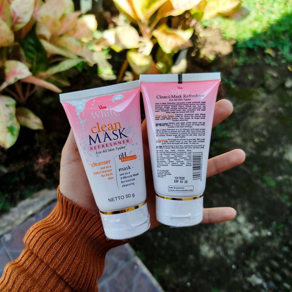 Viva White Clean Mask Face Wash/Sabun Muka Viva ORIGINAL