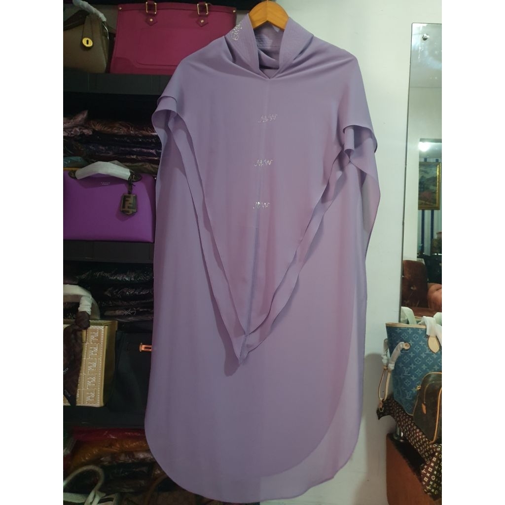 Khimar premium 2layer by Megawarni