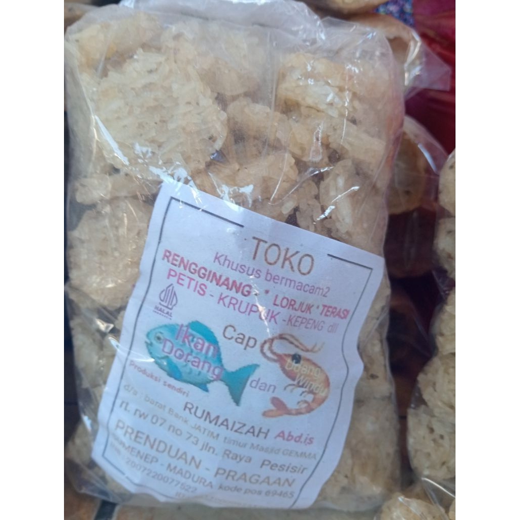 

Rengginang lorjuk rengginang Bola-bola berat 500 gram