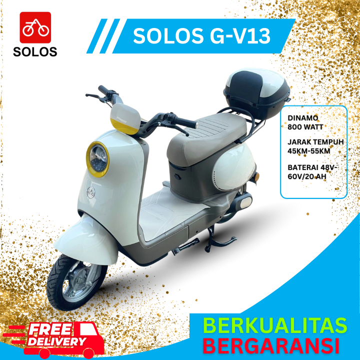 100%BERGARANSI |SEPEDA MOTOR LISTRIK SOLOS DEWASA| SEPEDA LISTRIK DEWASA PROMO DAN STYLISH