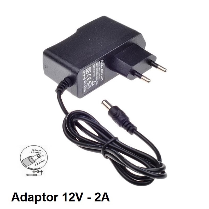 Adaptor AC to DC 12V - 2A