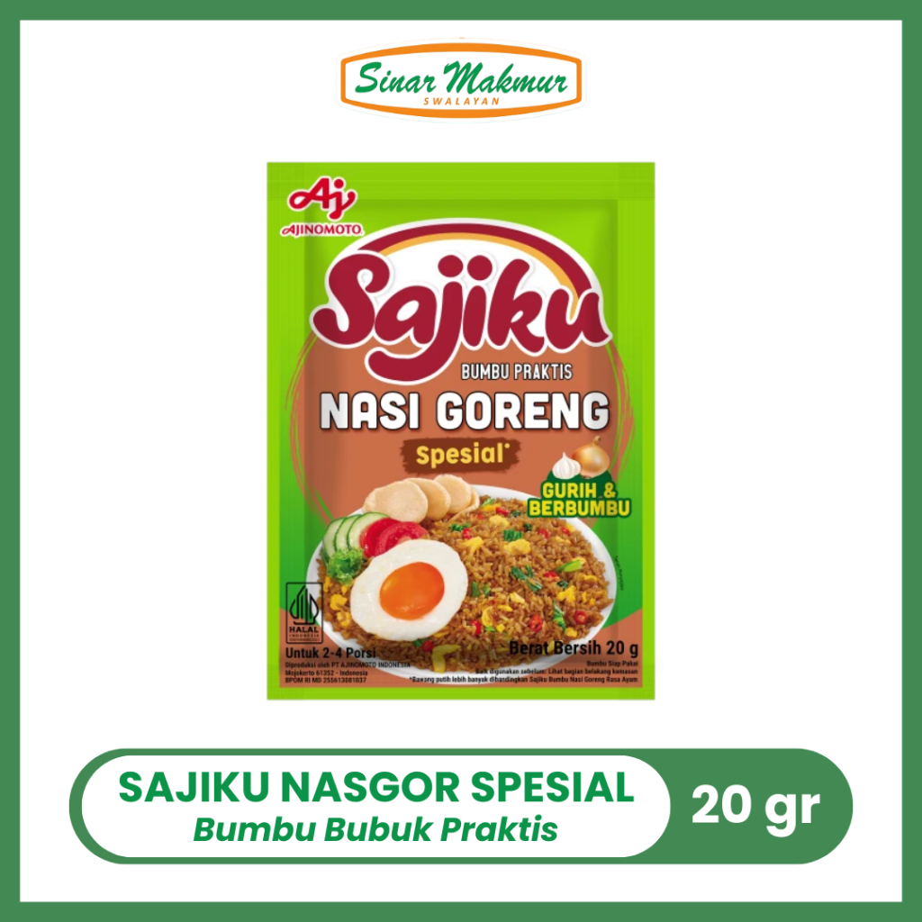 

Sajiku Bumbu Praktis Nasi Goreng Spesial 20gr