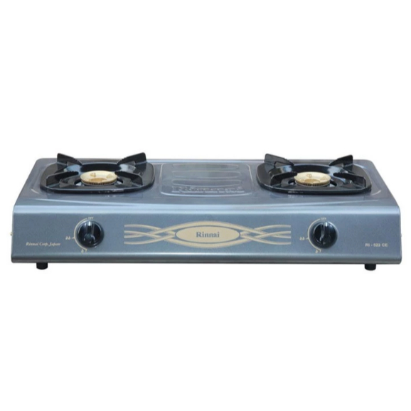 Rinnai kompor gas 2 tungku RI 522CE - 522 CE - RI522CE