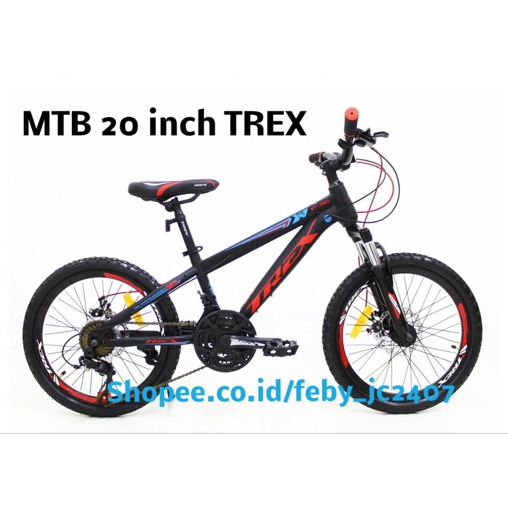 Trex Sepeda Gunung Anak Mtb 20" Xt 780 New 21 Speed