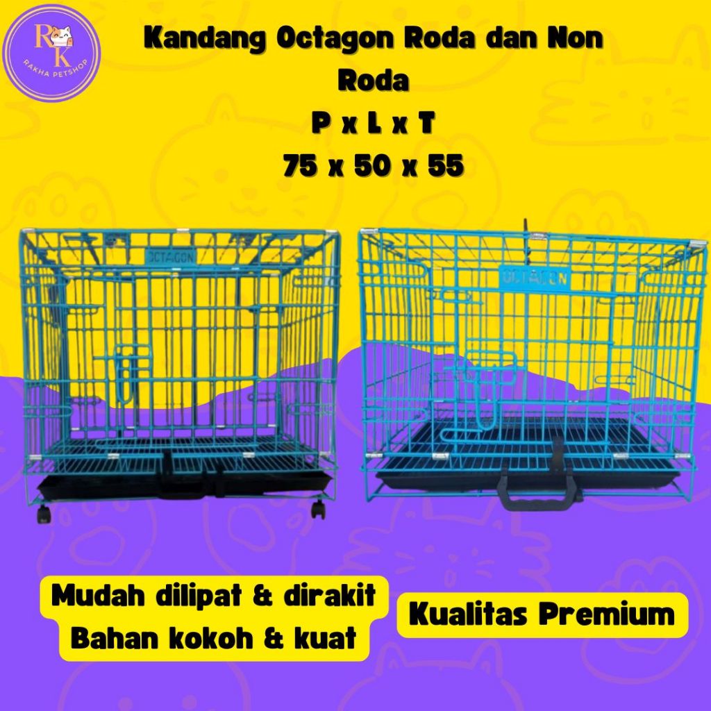 Kandang Octagon 250 Kandang Octagon K200 Lipat Anjing Kucing